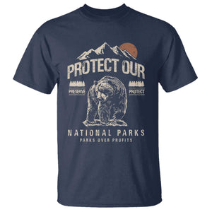 Protect Our National Parks T Shirt TS10 Navy Print Your Wear