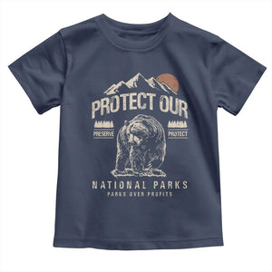 Protect Our National Parks Toddler T Shirt TS10 Navy Print Your Wear