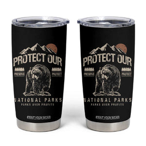 Protect Our National Parks Tumbler Cup TS10 Black Print Your Wear
