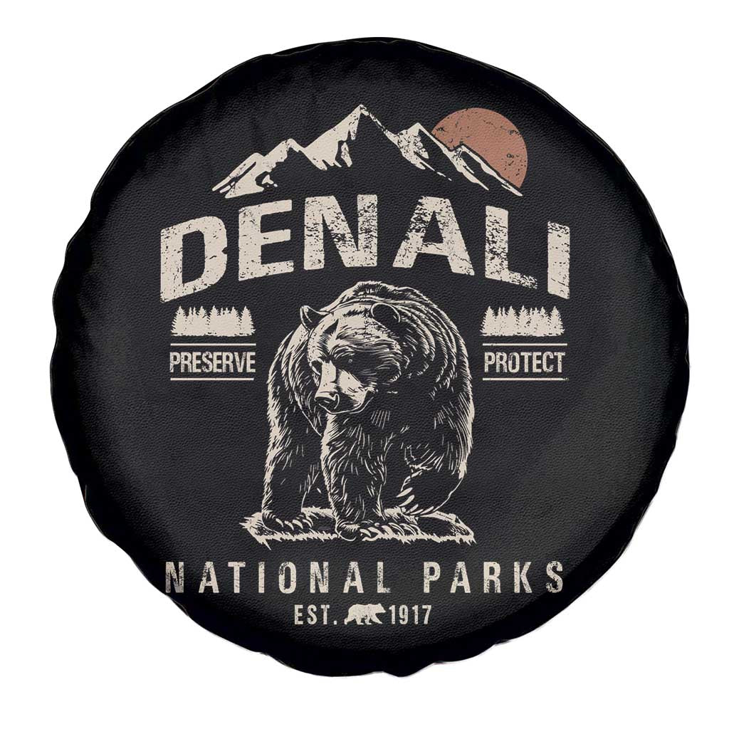 Denali National Park Spare Tire Cover Alaska Mountain Mountain Camping Hiking Mountaineering TS10 Print Your Wear
