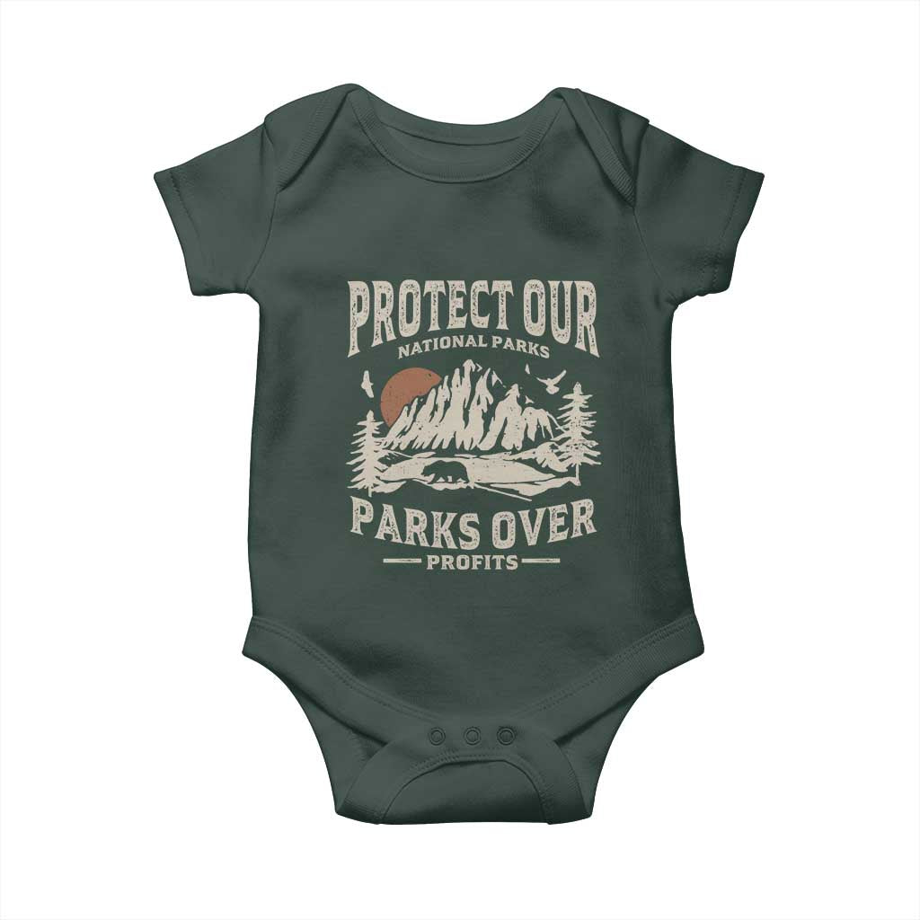 Protect Our National Parks Baby Onesie Camping Hiking TS10 Print Your Wear