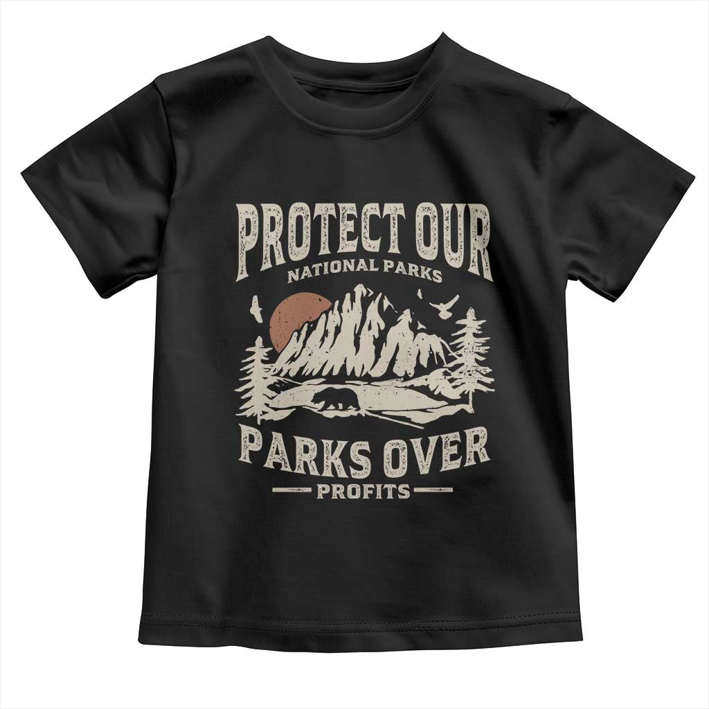 Protect Our National Parks Toddler T Shirt Camping Hiking TS10 Black Print Your Wear