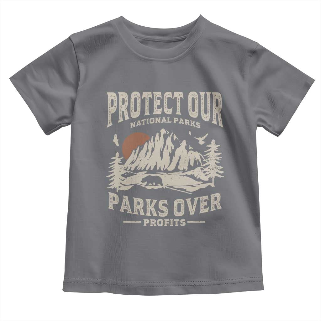 Protect Our National Parks Toddler T Shirt Camping Hiking TS10 Charcoal Print Your Wear
