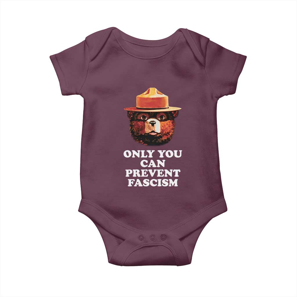 Protect Our National Parks Baby Onesie NPS Bear TS10 Maroon Print Your Wear