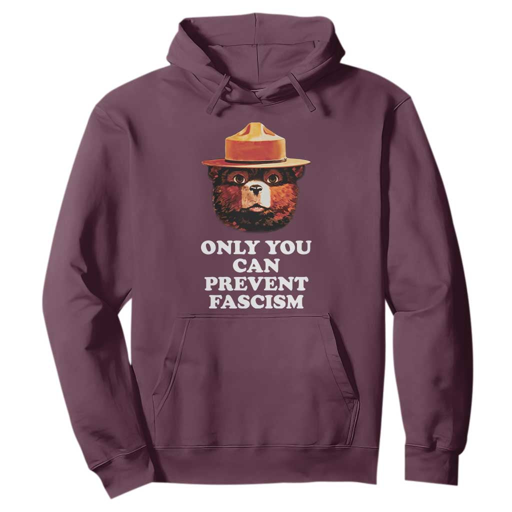 Protect Our National Parks Hoodie NPS Bear TS10 Maroon Print Your Wear