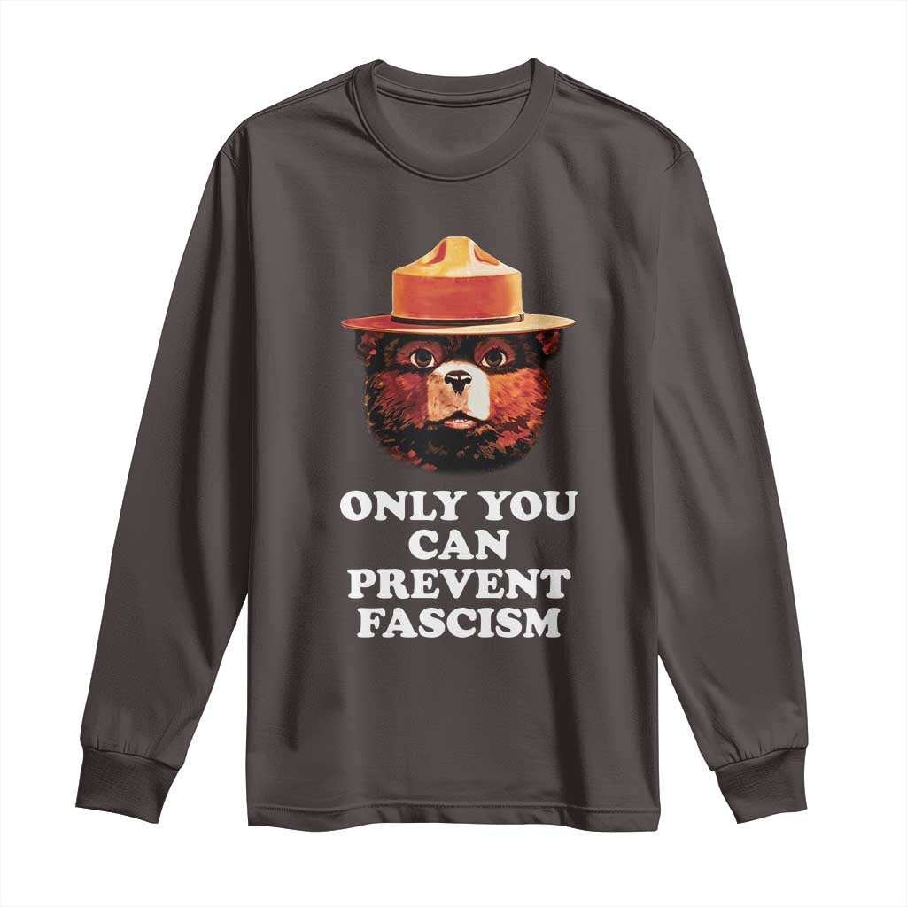 Protect Our National Parks Long Sleeve Shirt NPS Bear TS10 Dark Chocolate Print Your Wear