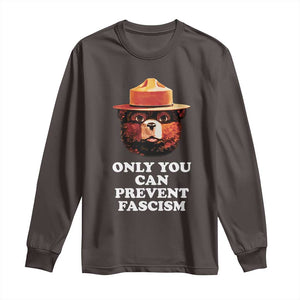 Protect Our National Parks Long Sleeve Shirt NPS Bear TS10 Dark Chocolate Print Your Wear