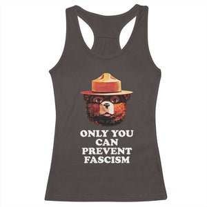 Protect Our National Parks Racerback Tank Top NPS Bear TS10 Dark Chocolate Print Your Wear