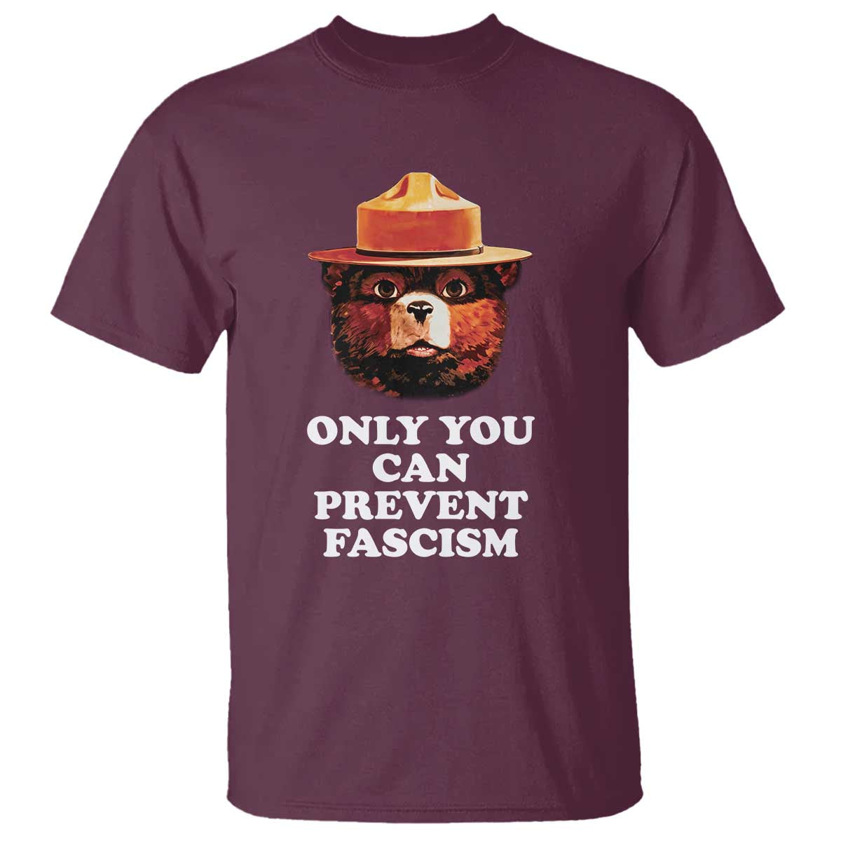 Protect Our National Parks T Shirt NPS Bear TS10 Maroon Print Your Wear
