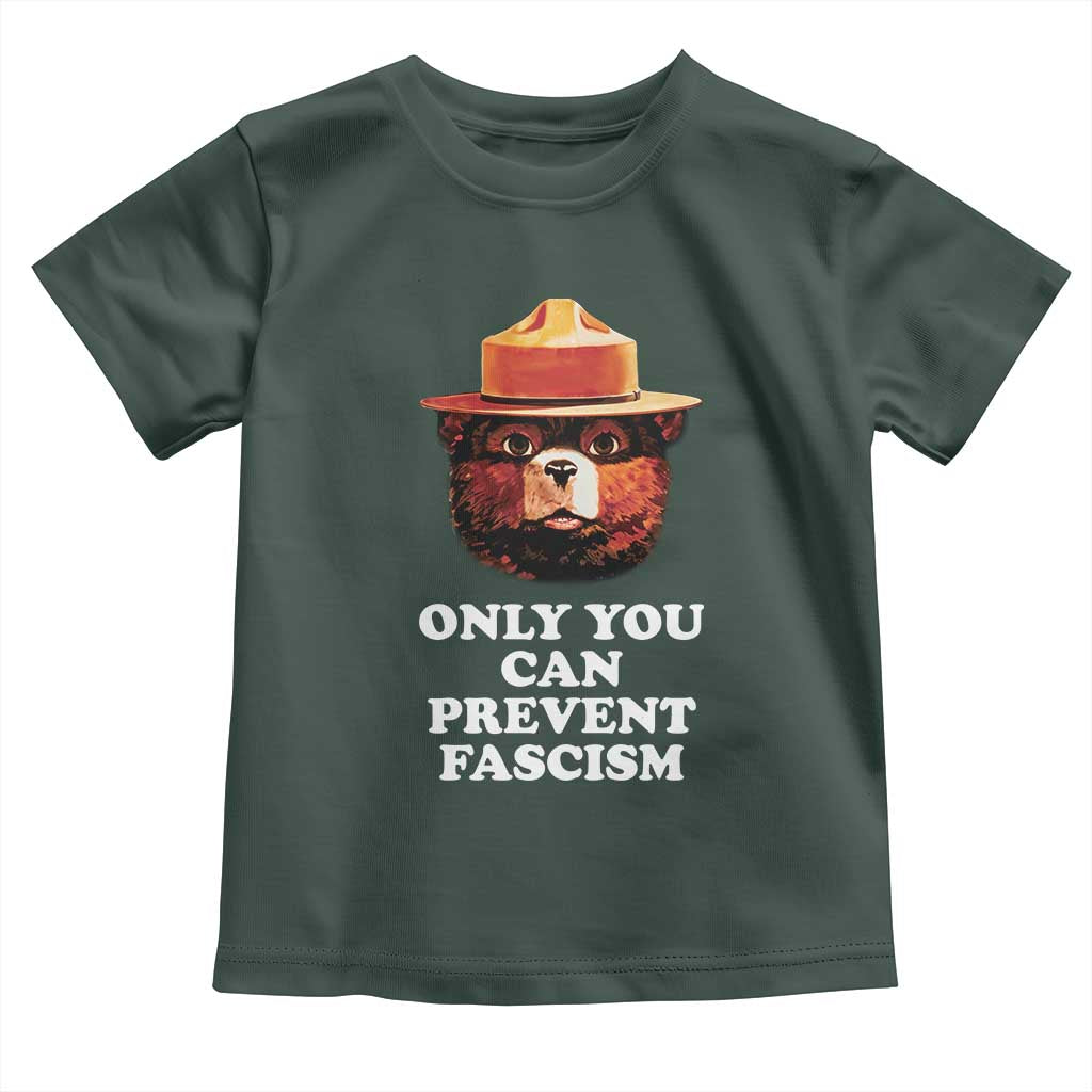 Protect Our National Parks Toddler T Shirt NPS Bear TS10 Dark Forest Green Print Your Wear