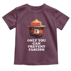 Protect Our National Parks Toddler T Shirt NPS Bear TS10 Maroon Print Your Wear