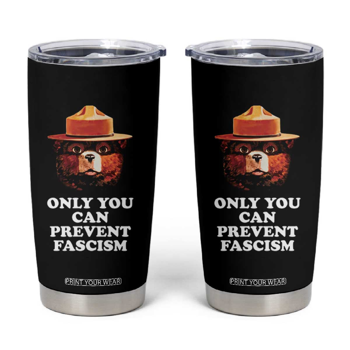 Protect Our National Parks Tumbler Cup NPS Bear TS10 Black Print Your Wear