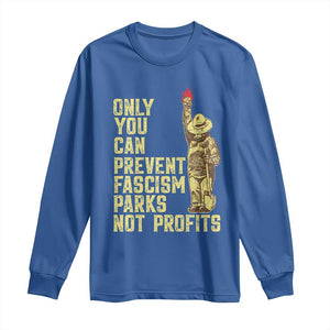 Protect Our National Parks Long Sleeve Shirt Bear Progressive Funny Gift TS10 Royal Blue Print Your Wear