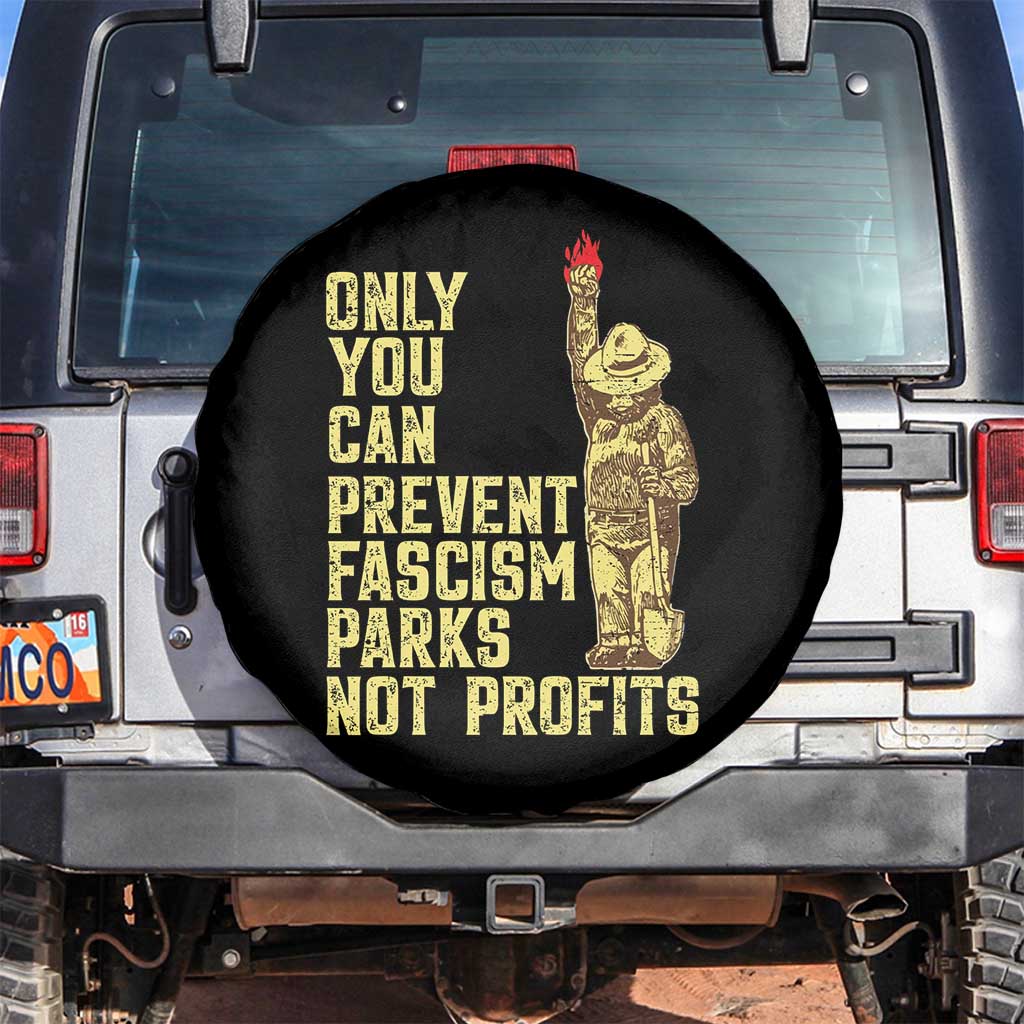 Protect Our National Parks Spare Tire Cover Bear Progressive Funny Gift TS10 No hole Black Print Your Wear