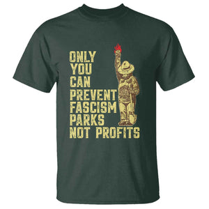 Protect Our National Parks T Shirt Bear Progressive Funny Gift TS10 Dark Forest Green Print Your Wear