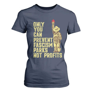 Protect Our National Parks T Shirt For Women Bear Progressive Funny Gift TS10 Navy Print Your Wear