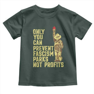 Protect Our National Parks Toddler T Shirt Bear Progressive Funny Gift TS10 Dark Forest Green Print Your Wear