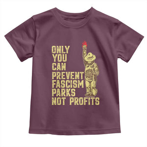 Protect Our National Parks Toddler T Shirt Bear Progressive Funny Gift TS10 Maroon Print Your Wear