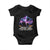 Protect Our National Parks Baby Onesie Bison Forest Starscape Aurora TS10 Black Print Your Wear