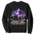 Protect Our National Parks Sweatshirt Bison Forest Starscape Aurora TS10 Black Print Your Wear