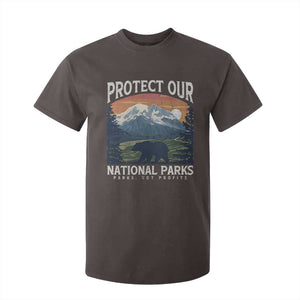 Protect Our National Parks T Shirt For Kid Vintage NPS Bear Mountains TS10 Dark Chocolate Print Your Wear