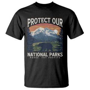Protect Our National Parks T Shirt Vintage NPS Bear Mountains TS10 Black Print Your Wear
