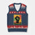 Burkina Faso Ibrahim Traoré V-Neck Knit Sweater Vest TS10 Navy Red Print Your Wear