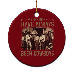 Black Cowboys Ceramic Ornament Western Rodeo Melanin Black History Texas Men TS10 1pc Red Print Your Wear
