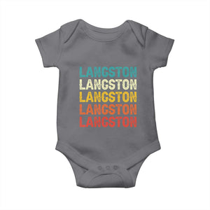 Langston Baby Onesie Oklahoma Retro Vintage City