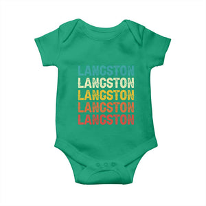 Langston Baby Onesie Oklahoma Retro Vintage City