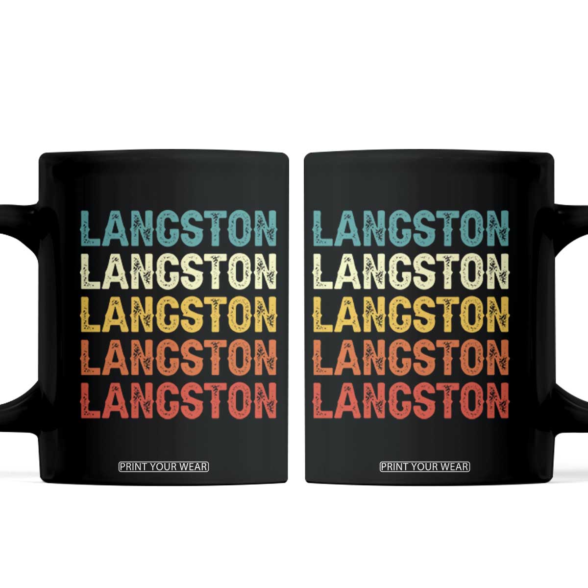 Langston Coffee Mug Oklahoma Retro Vintage City