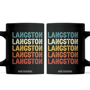 Langston Coffee Mug Oklahoma Retro Vintage City