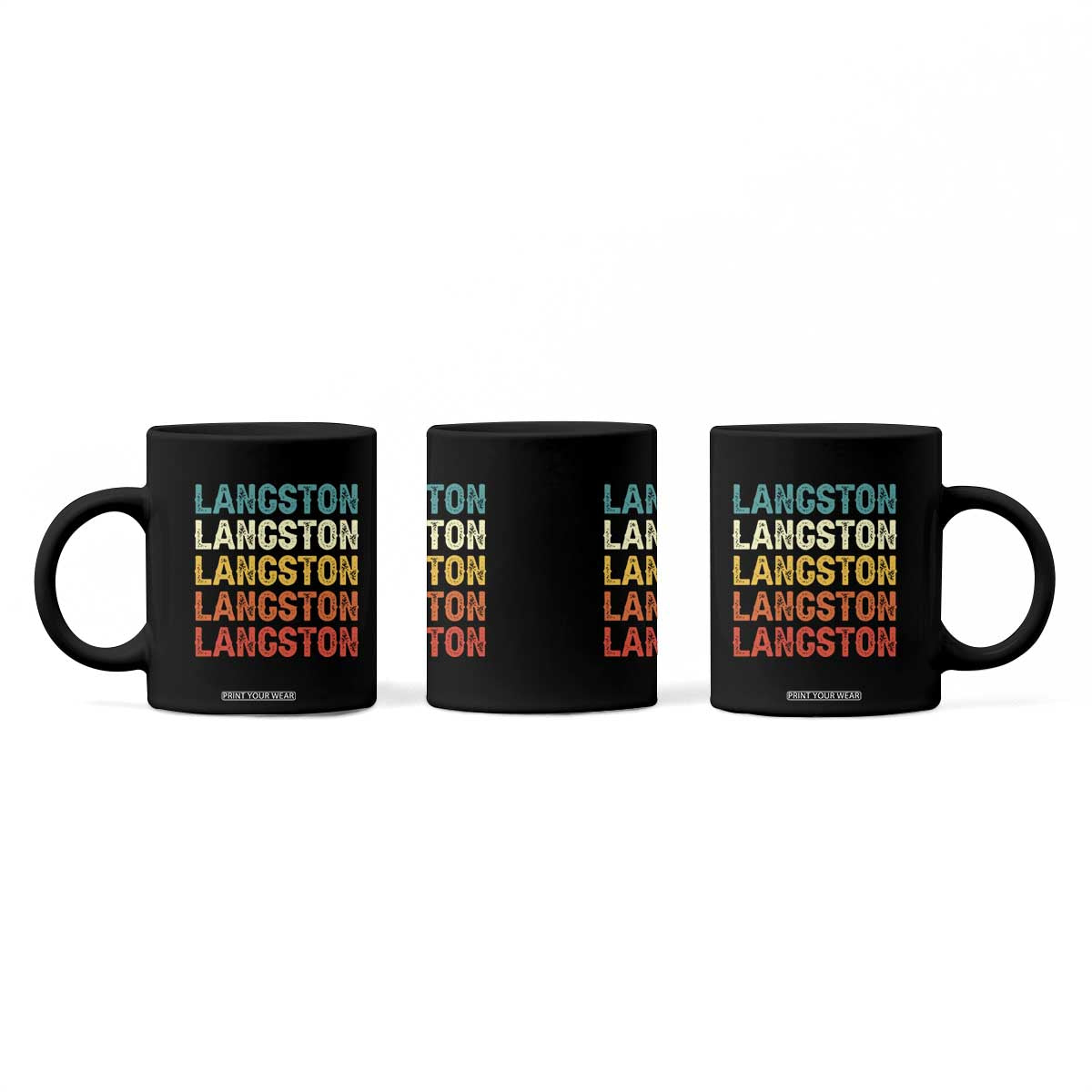 Langston Coffee Mug Oklahoma Retro Vintage City