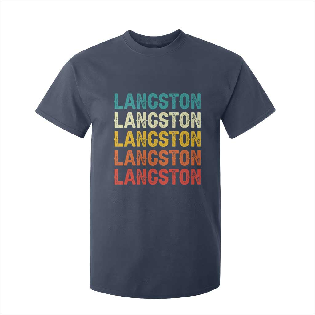 Langston T Shirt For Kid Oklahoma Retro Vintage City