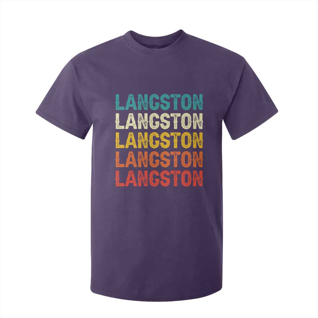 Langston T Shirt For Kid Oklahoma Retro Vintage City