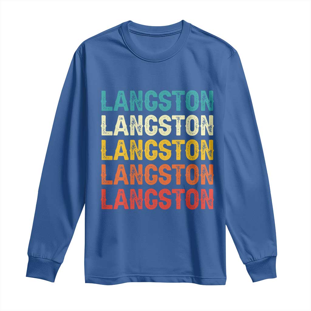 Langston Long Sleeve Shirt Oklahoma Retro Vintage City