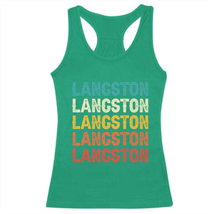 Langston Racerback Tank Top Oklahoma Retro Vintage City