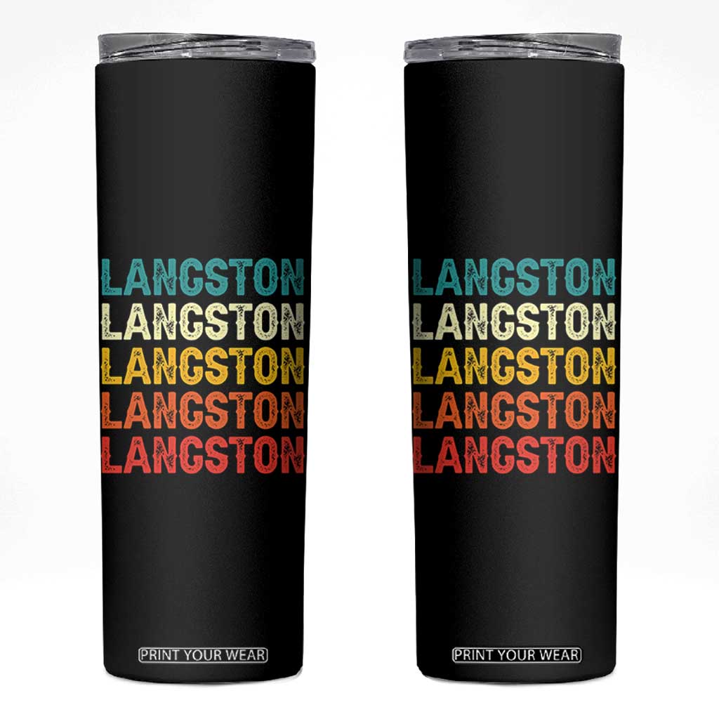 Langston Skinny Tumbler Oklahoma Retro Vintage City