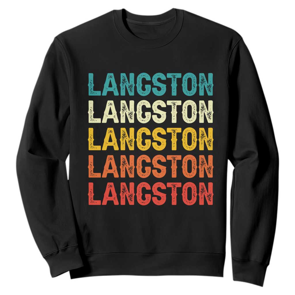 Langston Sweatshirt Oklahoma Retro Vintage City