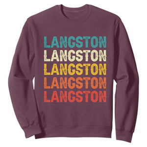 Langston Sweatshirt Oklahoma Retro Vintage City