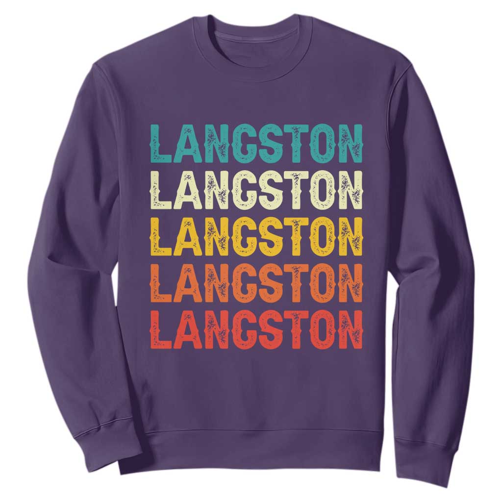 Langston Sweatshirt Oklahoma Retro Vintage City
