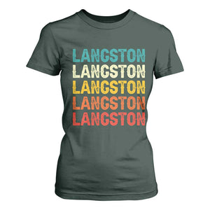 Langston T Shirt For Women Oklahoma Retro Vintage City