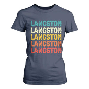 Langston T Shirt For Women Oklahoma Retro Vintage City