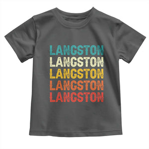 Langston Toddler T Shirt Oklahoma Retro Vintage City