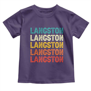 Langston Toddler T Shirt Oklahoma Retro Vintage City