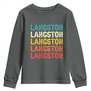 Langston Youth Sweatshirt Oklahoma Retro Vintage City