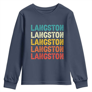 Langston Youth Sweatshirt Oklahoma Retro Vintage City