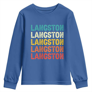 Langston Youth Sweatshirt Oklahoma Retro Vintage City