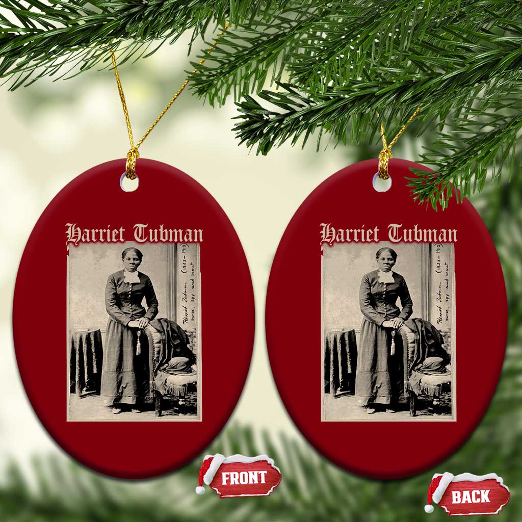Harriet Tubman Ceramic Ornament Juneteenth Black History Freedom TS10 Print Your Wear