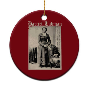 Harriet Tubman Ceramic Ornament Juneteenth Black History Freedom TS10 1pc Red Print Your Wear